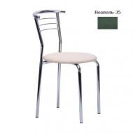 Стул обеденный AMF Art Metal Furniture Маркос хром Неаполь N-35 хром/зеленый