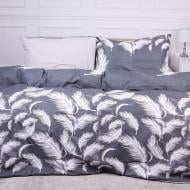 Комплект постельного белья Ranforce Elite 17-0591 Feathers Black 200х220 см мультиколор MirSon