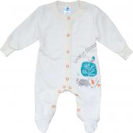 Комбинезон детский унисекс Minikin 19630186 р.86 молочный