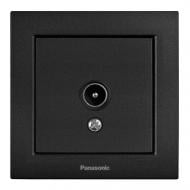 Розетка TV оконечная без заземления Panasonic Karre Plus 55 черный WDTC94512BL-UA1