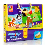 Развивающая игра Vladi Toys с липучками Кто что ест? VT1302-27