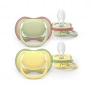 Набор пустышек Philips Avent Пустышка силиконовая, Ultra Air, 18+ мес., желто-зеленая. Набор пустышек Philips Avent Пустышка силиконовая, Ultra Air, 18+ мес., желто-зеленая.