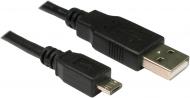 Кабель EXTRADIGITAL USB 2.0 AM - Micro USB Type B 28 AWG HI-Speed 1,5 м черный (KBU1630)