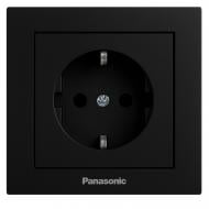 Розетка побутова із заземленням Panasonic Karre Plus 55 IP20 чорний WDTC92022BL-UA1 Розетка побутова із заземленням Panasonic Karre Plus 55 IP20 чорний WDTC92022BL-UA1