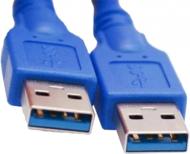 Кабель EXTRADIGITAL USB 3.0 AM — AM 1,5 м синий (KBU1629)