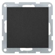 Механизм выключателя одноклавишный Panasonic Karre Plus 55 без подсветки черный WDTT00012BL-UA1