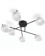 Люстра потолочная LIGHT SET DOVIRA 6x12 Вт GX53 белый/черный