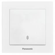 Выключатель проходной одноклавишный Panasonic Karre Plus 55 без подсветки белый WDTC90032WH-UA1