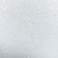 Полимерный материал ЭВА с глиттером 30x20 см белый Діамантові ручки