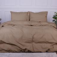Комплект постельного белья MirSon 17-0610 Stripe Light Brown коричневый