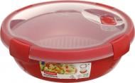 Контейнер с крышкой Curver Micro-Wave Steamer 1 л красный