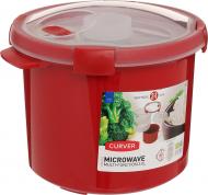 Контейнер с крышкой Curver Microwave Multi-Function 3 л красный