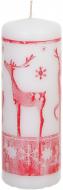 Свічка Циліндр Олені Санти 1 біла 50х120 Pako-If