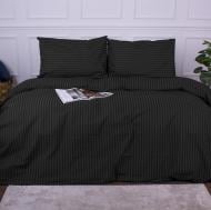 Комплект постельного белья Ranforce Elite 17-0611 Stripe Black 200х220 см мультиколор MirSon