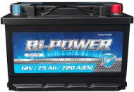 Акумулятор автомобільний BI-Power 75Ah 720A 12V «+» праворуч (KLV075-00(720))