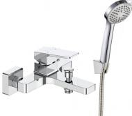 Смеситель для ванны RJ ROD, с душовым гарнитуром, хром