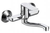 Смеситель для умывальника RJ ARA монтаж на стену, хром