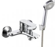 Змішувач для ванни RJ ARA, з душовим гарнітуром, хром