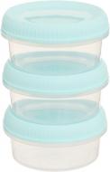 Набор контейнеров Curver для соуса To Go 3 шт. 80 мл голубой