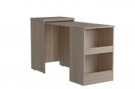 Стол письменный Luxe Studio Smart TC ПЛ2 800х400х546 мм дуб сонома/белый/дуб сонома