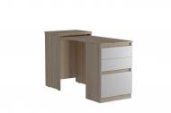 Стол письменный Luxe Studio Smart TC ФЯ3 800х400х546 мм дуб сонома/белый/дуб сонома