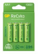 Акумулятор GP Recyko 130 ААНСE-B4_КУ AA (R6, 316) 4 шт.