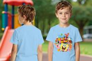 Футболка унісекс qbee SpongeBob Kids р.110 блакитний QB-SB-001-03-110-116