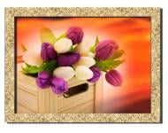 Картина Букет тюльпанов 41x31 см Hotel Arizona HD 1 GOLDEN FR-8372043845- FLO-12x1