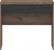 Столик туалетний BRW Forn 1ш 900х795х385 мм чорний матовий / дуб делано (S471-TOL1S-DDC/CAM)