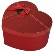 Коробка подарочная красная с бантом 23x20,5x11,5 см