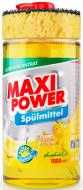 Средство для ручного мытья посуды Maxi Power Лимон с губкой 1 л