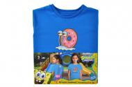 Футболка унісекс qbee SpongeBob Kids р.92 блакитний QB-SB-001-14-86-92