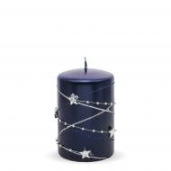 Свеча 70х120 мм Гирлянда синяя Pako-If