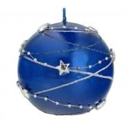 Свеча 80 мм Гирлянда синяя Pako-If