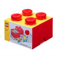 Контейнер LEGO Бокс для LEGO Зберігання Цеглинка 4, червоний 40031730