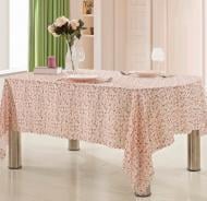 Комплект столовый Sunset Elsino 12 салфеток и скатерть 150x220 см розовый Arya