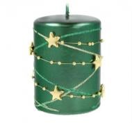 Свеча 70х100 мм Гирлянда зеленая Pako-If