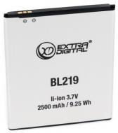 Аккумулятор EXTRADIGITAL для Lenovo BL219 2500 мА/ч (BML6360)