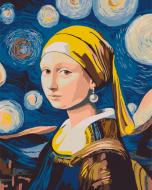 Картина по номерам Мона с жемчужной сережкой 10181-AC 40х50 см ART CRAFT Картина по номерам Мона с жемчужной сережкой 10181-AC 40х50 см ART CRAFT