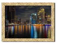 Картина Дубайский залив 41x31 см Hotel Arizona HD 1 GOLDEN FR-13433143845-SKYS-12x
