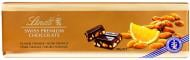 Шоколад LINDT Gold Tablets черний с апельсином и миндалем