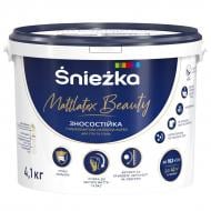 Краска латексная водоэмульсионная Sniezka Mattlatex Beauty глубокий мат белый 3 л 4,1 кг