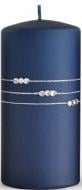 Свеча Ожерелье 70х120 синяя Pako-If