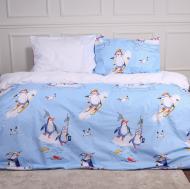 Комплект постельного белья Ranforce Elite 17-0619 Funny penguins 143х210 см мультиколор MirSon Комплект постельного белья Ranforce Elite 17-0619 Funny penguins 143х210 см мультиколор MirSon