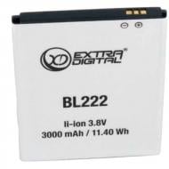 Аккумулятор EXTRADIGITAL для Lenovo BL222 3000 мА/ч (BML6370)