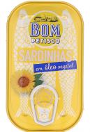 Сардини ТМ Bom Petisco в рослинній олії 120 г 120 г