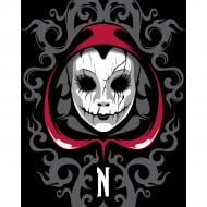 Картина по номерам Wednesday Зловещая маска LED подсветка 40 х 50 см Santi