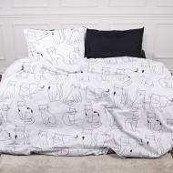 Комплект постельного белья Ranforce Elite 17-0620 Lazy cat 175х210 см мультиколор MirSon