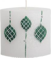 Свеча декоративная Аппликация зеленая 55x125 Pako-If