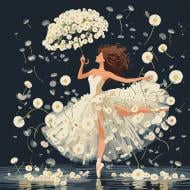 Картина по номерам Одуванчики и танцовщица 40 х 40 см Santi